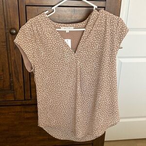Monday Fun Lillian V Neck Blouse